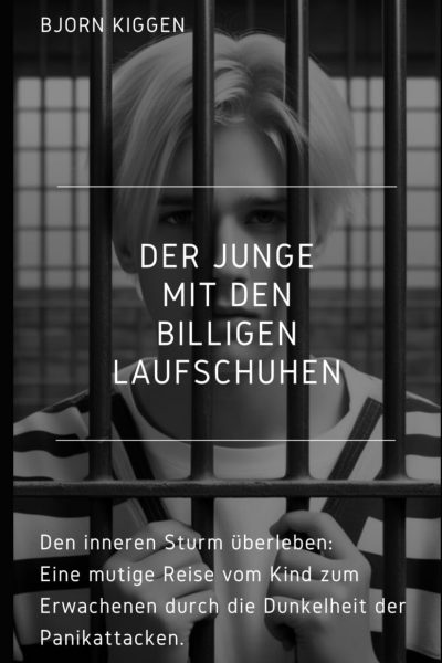Buchcover „Der Junge mit den billigen Laufschuhen“ von Bjorn Kiggen